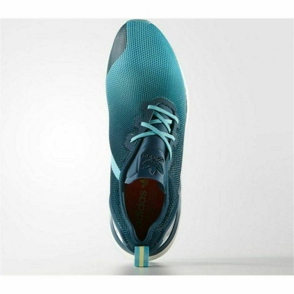 NEW Adidas ZX Flux Adv Asymmetric S79056 blue ombr - Picture 7 of 8